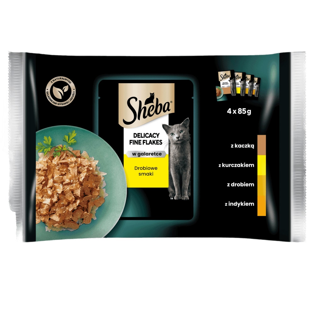 SHEBA® Delicacy Drobiowe Smaki w galaretce 4, 12 & 40x85 g - 1