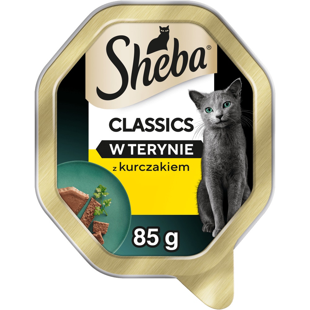 SHEBA® Classics z kurczakiem w terynie, tacka 85 g - 1