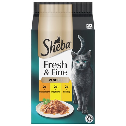 Fresh & Fine z Kurczakiem, Indykiem i Kaczką w sosie